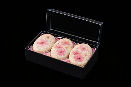 Edible flower biscuits -Short bread style (Gluten Free) - pack of 3