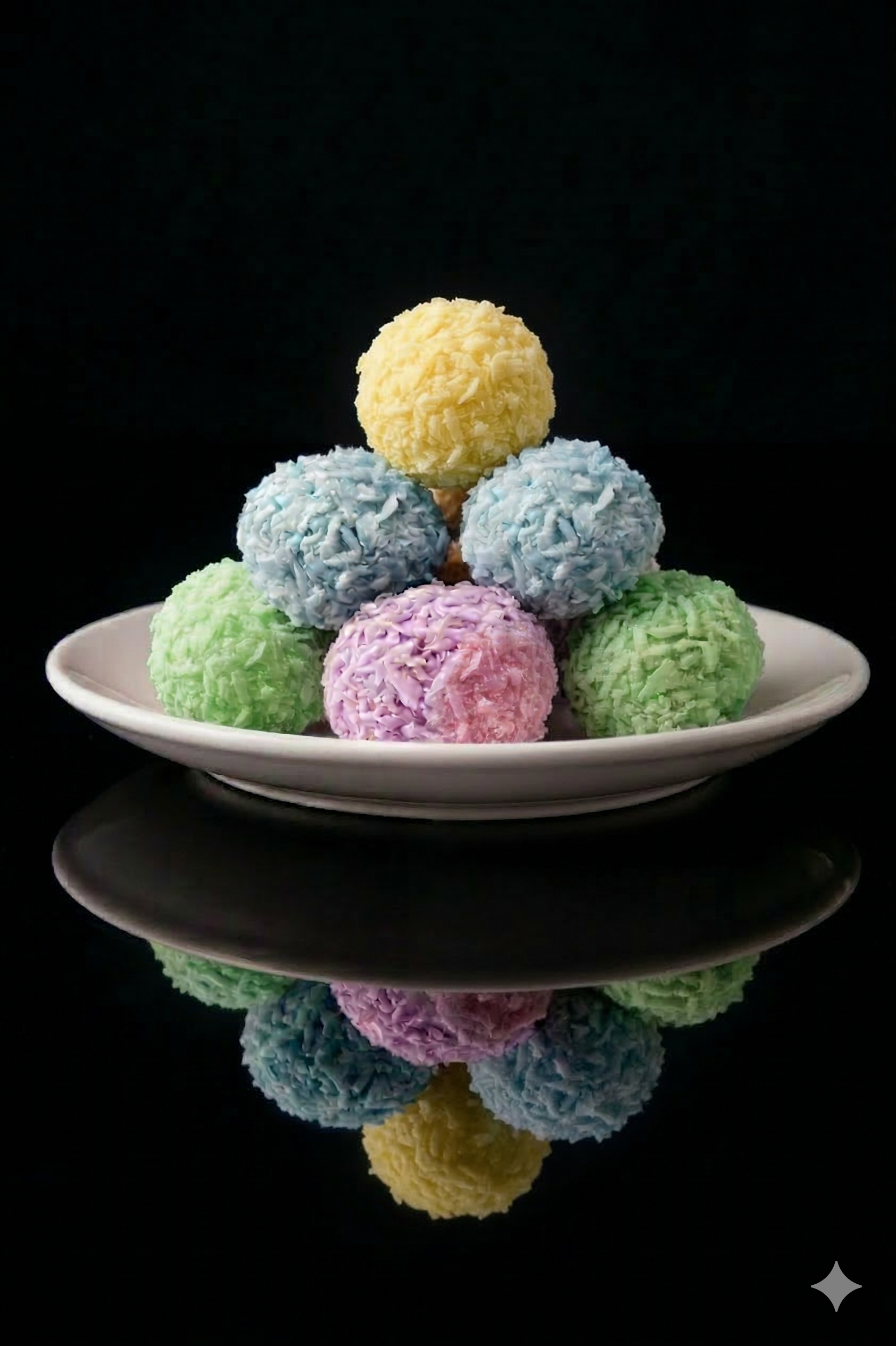 Pastel Coconut Crunch (fruit & veggie color dyed)